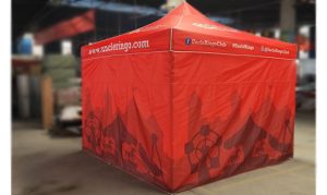 Uncle Ringo Tent (Red, With Design)